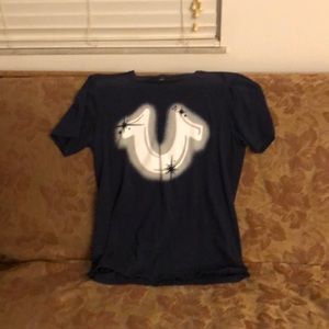 True Religion navy blue shirt